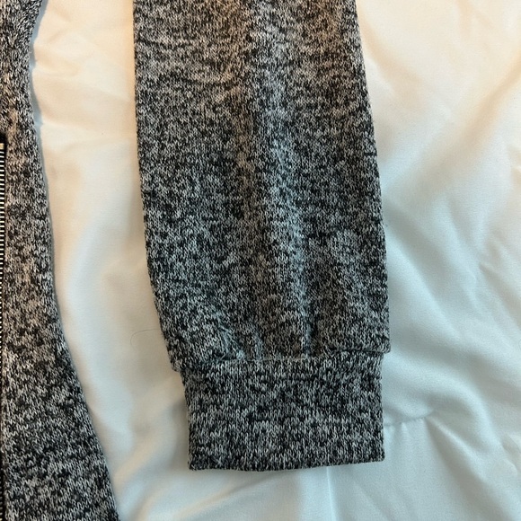 WHBM Grey Zipper Sweater - Picture 3 of 5